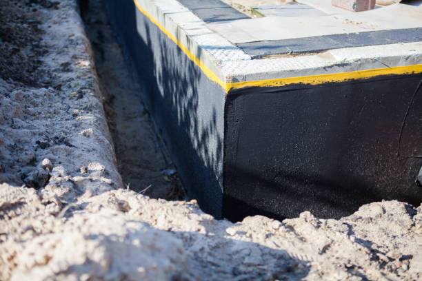 Residential Wet Basement Repair installation at a Tyner, IN home by SJ Waterproofing Pros